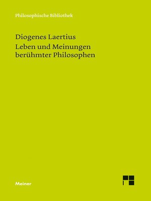 cover image of Leben und Meinungen berühmter Philosophen